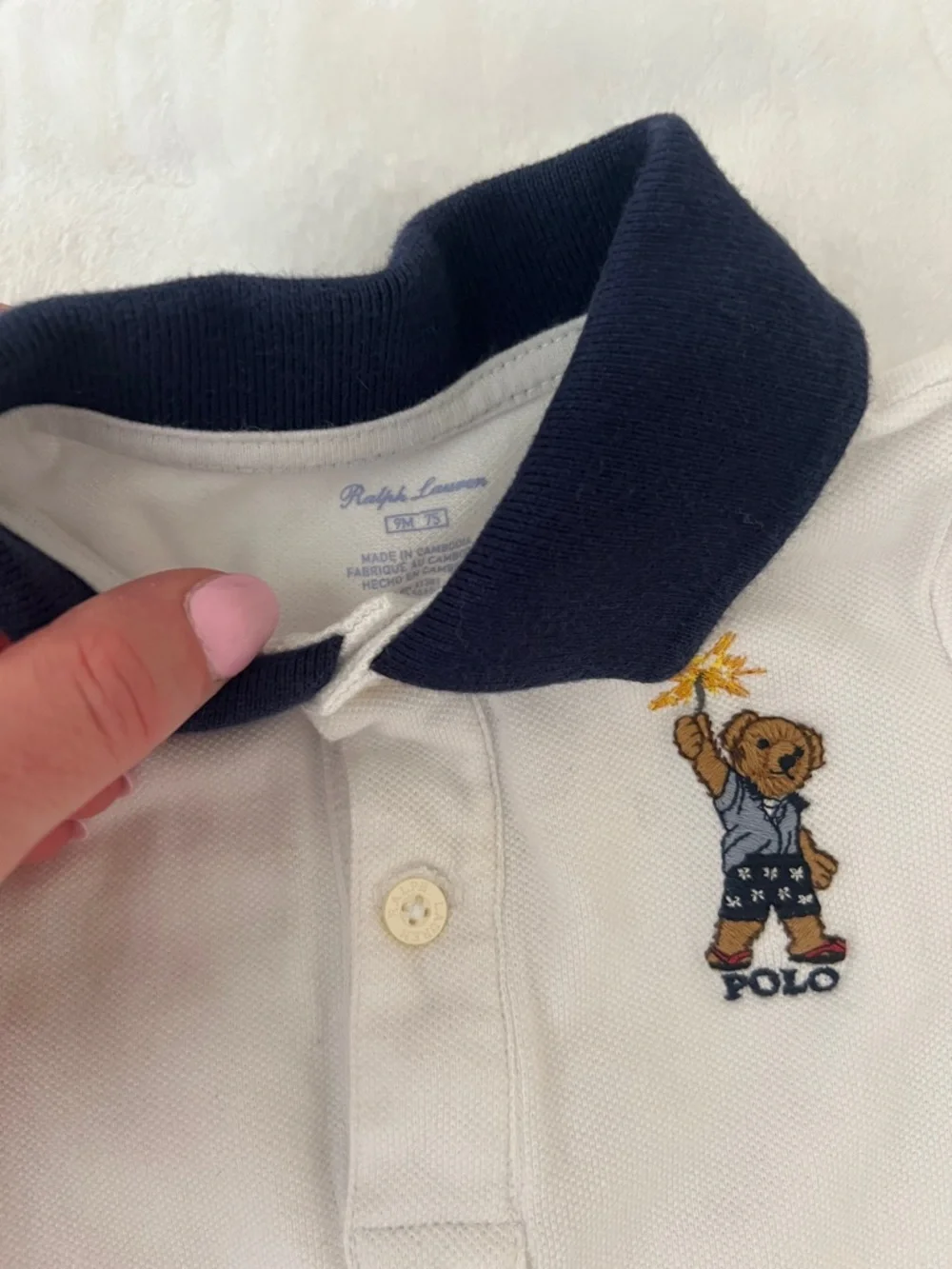Two Baby Ralph Lauren Rompers - Picture 2 of 3